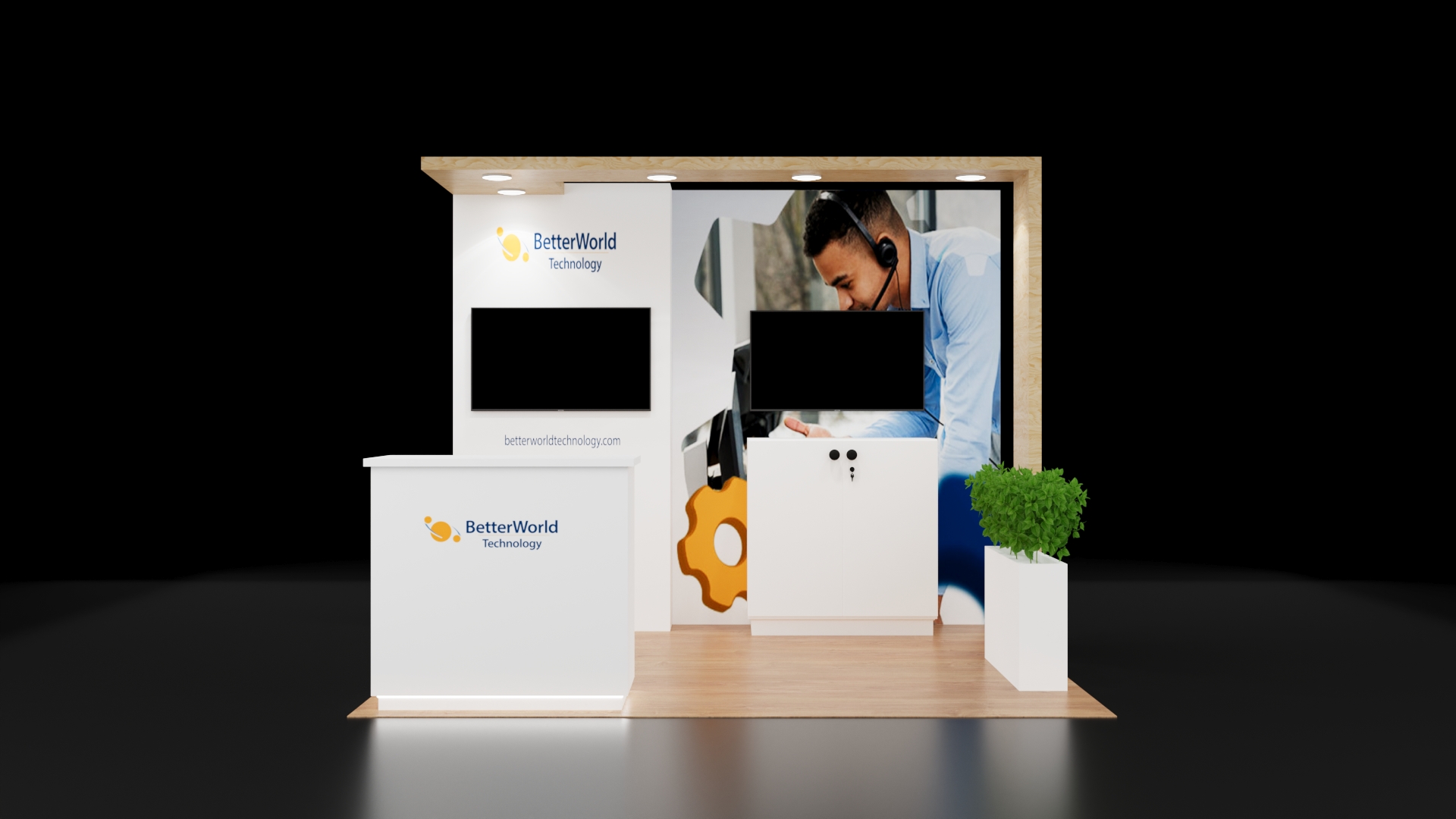 10x10 Trade Show Booth Rental 11