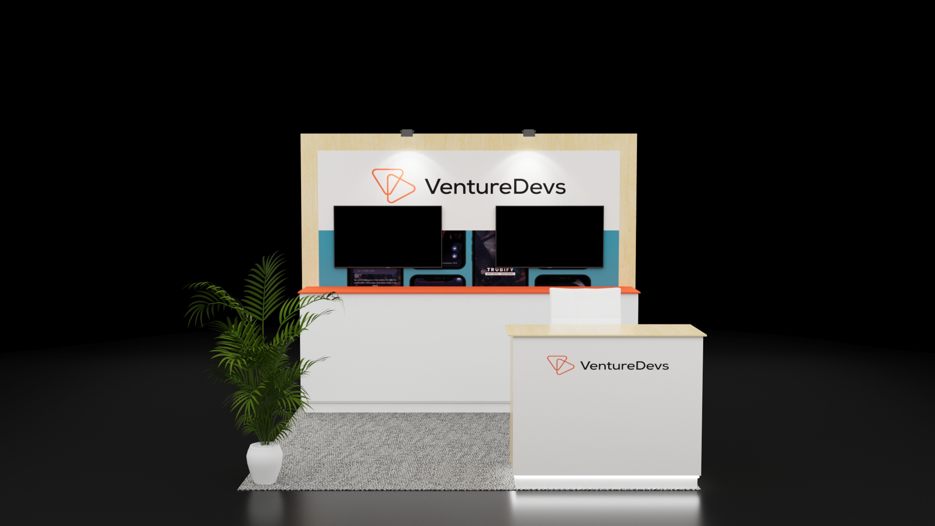 10x10 Trade Show Booth Rental 20