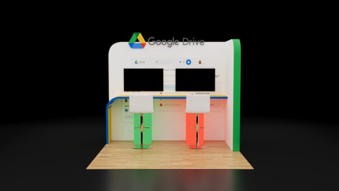 10x10 Trade Show Booth Rental 35-01