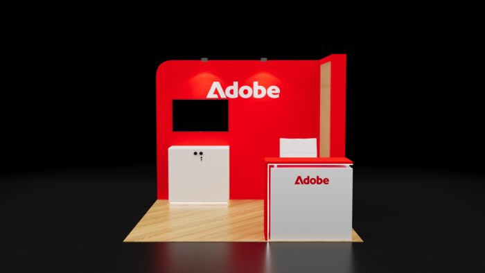10x10 Trade Show Booth Rental 40-01