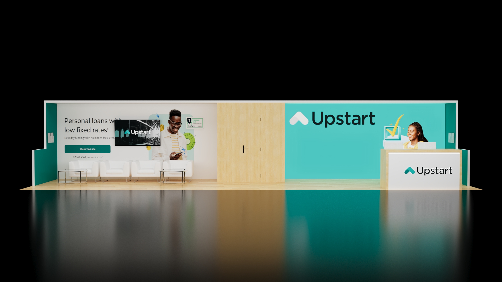 10x40 Trade Show Booth Rental 02