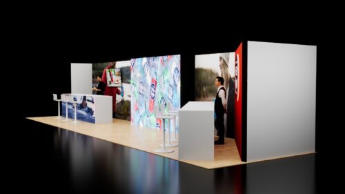 10x40 Trade Show Booth Rental 03 - Image 2