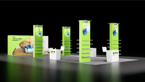 20x50 Trade Show Booth Rental 05 - Image 2