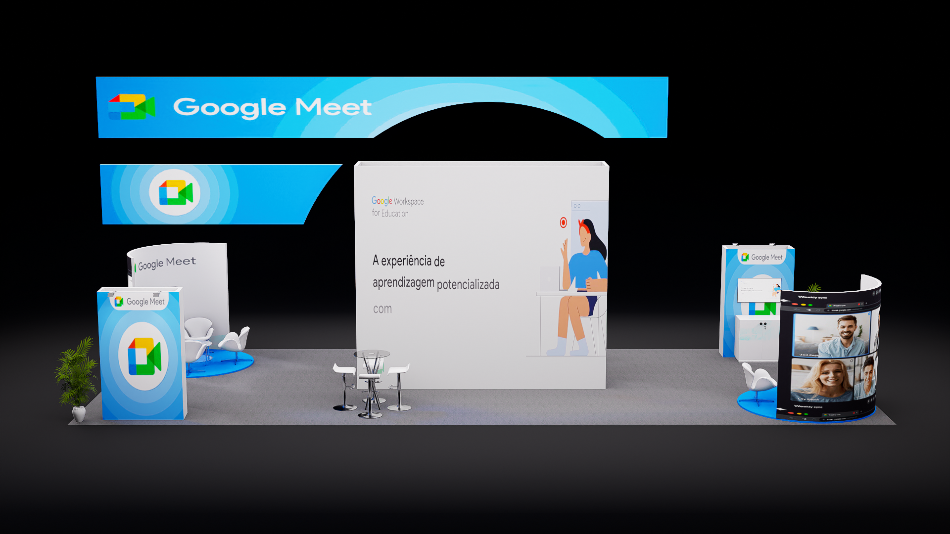 20x50 Trade Show Booth Rental 09