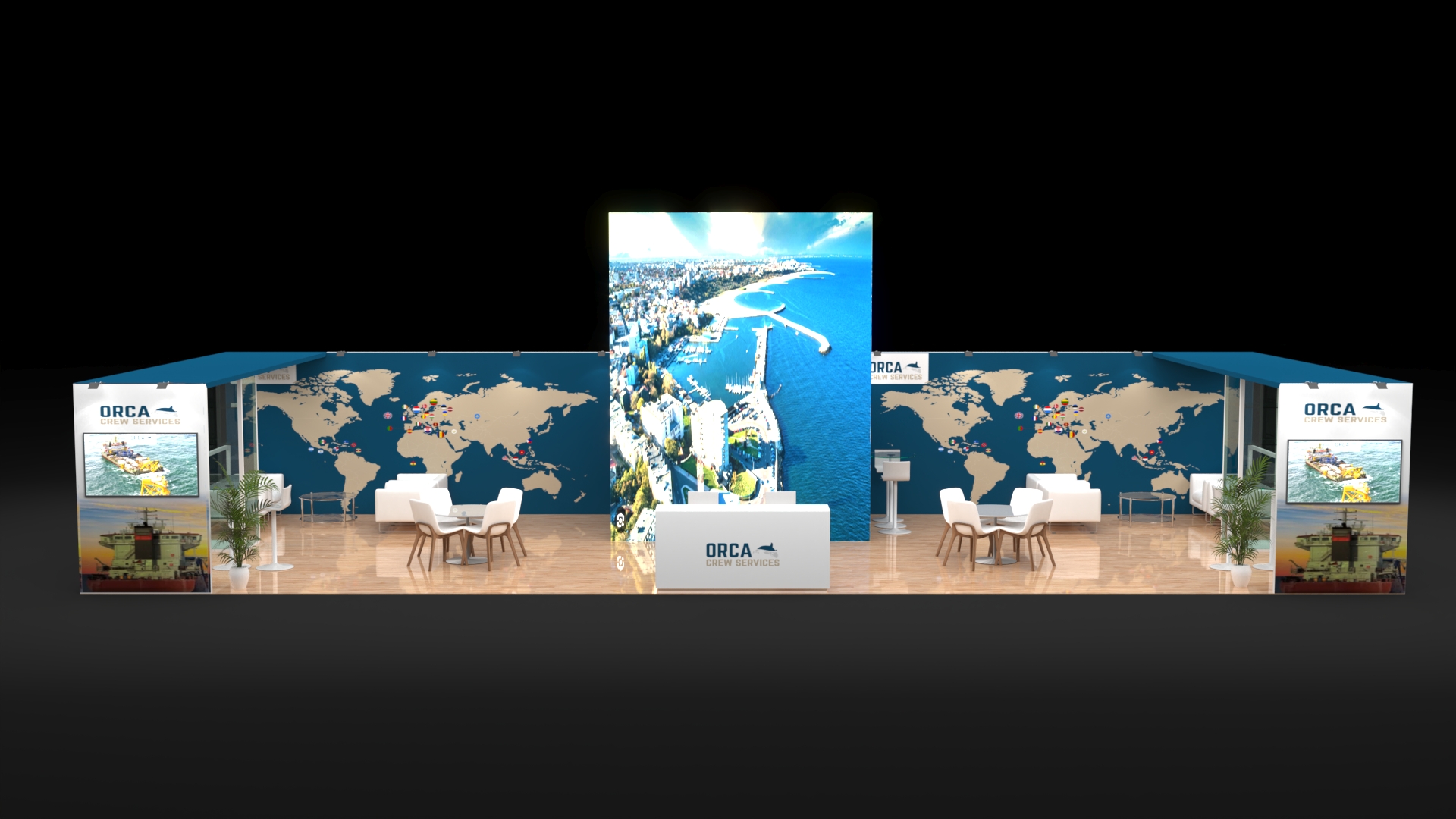 20x50 Trade Show Booth Rental 20