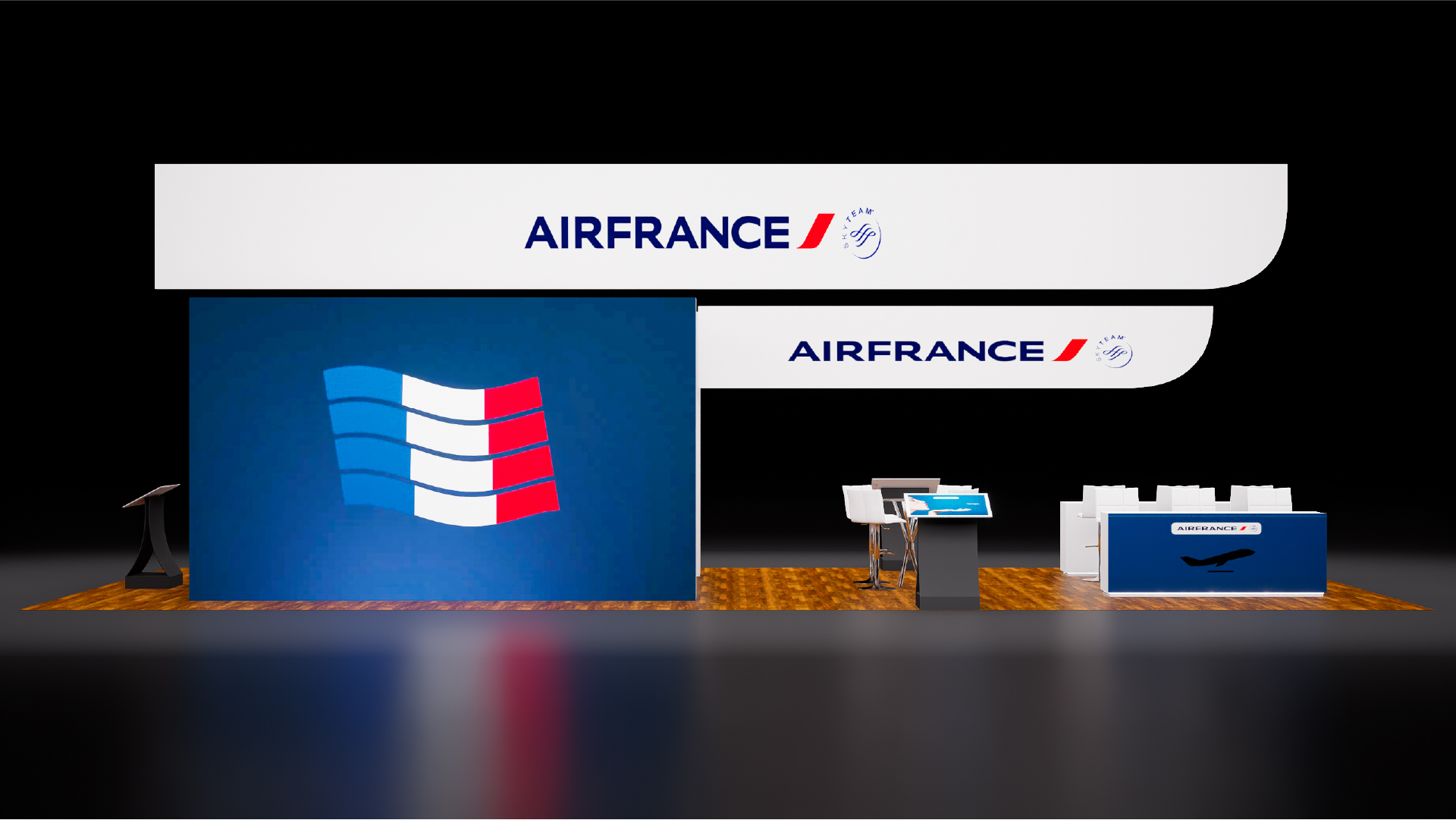 20x50 Trade Show Booth Rental 01