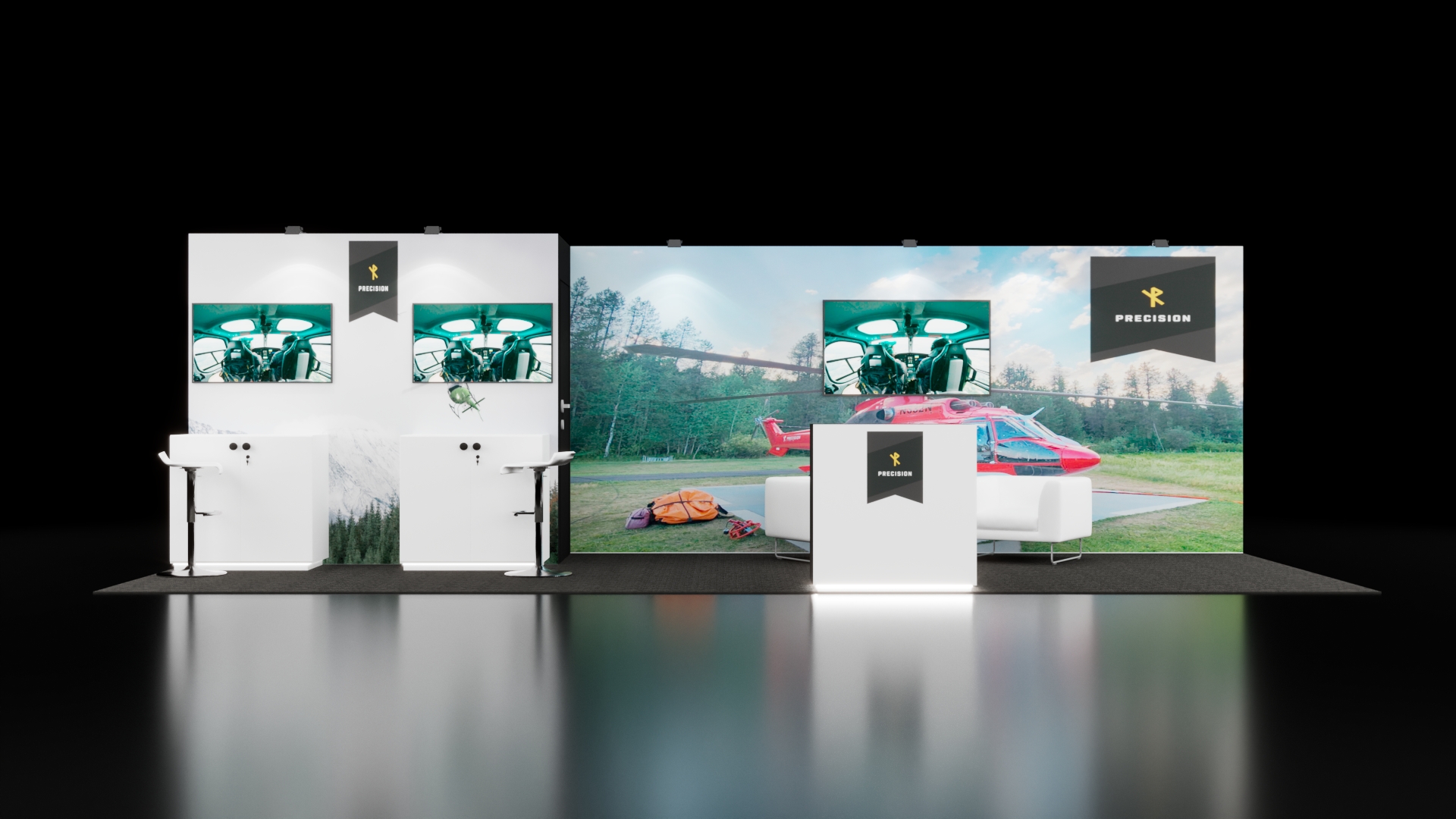 10x40 Trade Show Booth Rental 14