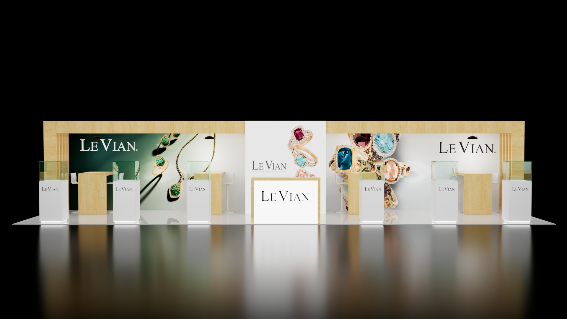 10x40 Trade Show Booth Rental 10