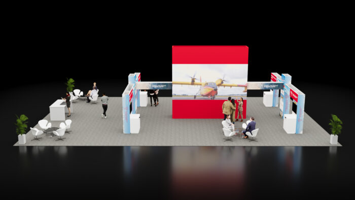 40x60 Trade Show Booth Rental 02-01